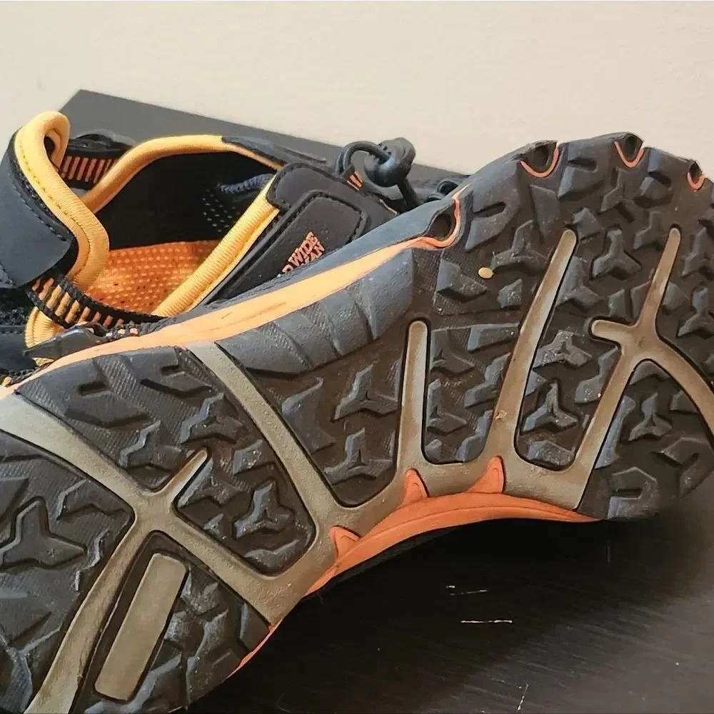 Skechers Black and Orange Sport Slip-On Water Shoes